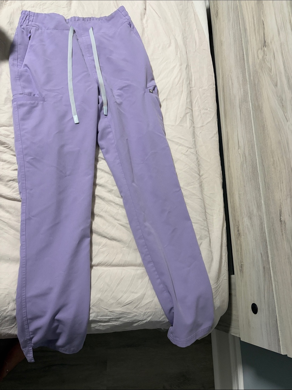 Lilac scrub pants